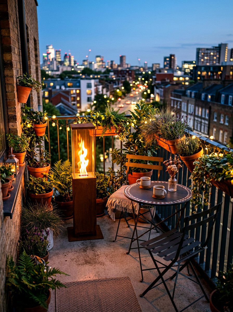 Intimate Small Space Fire Pit - 30 fire lounge backyard ideas
