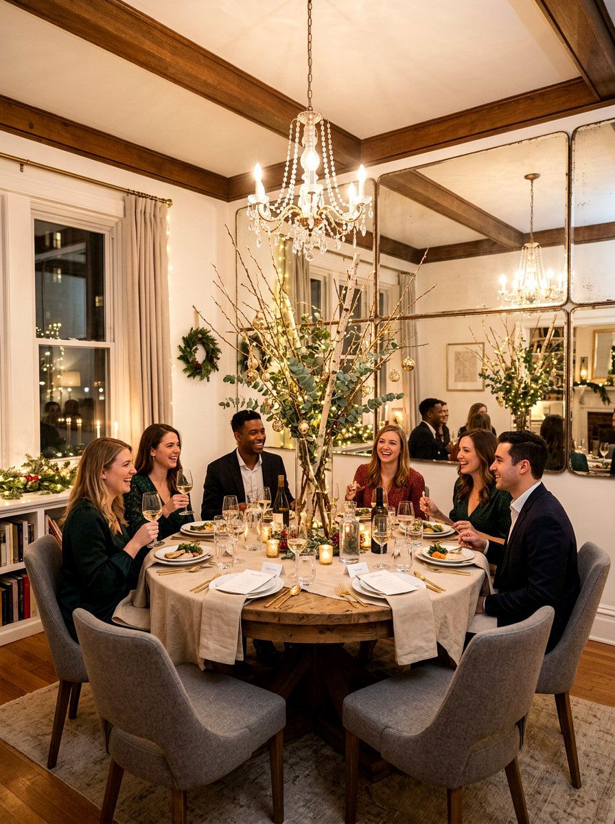 Intimate small space dining - 30 fall dinner party home ideas