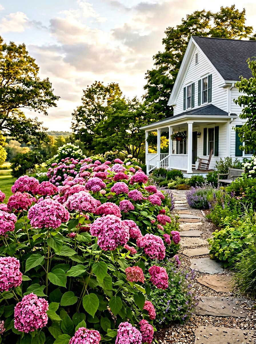 Invincibelle Spirit II - 30 hydrangea foundation planting ideas