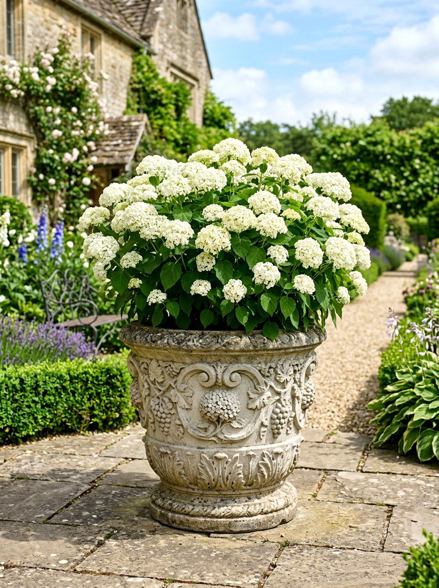 30 Hydrangea Porch Planter Ideas: Colorful Charm at Your Door