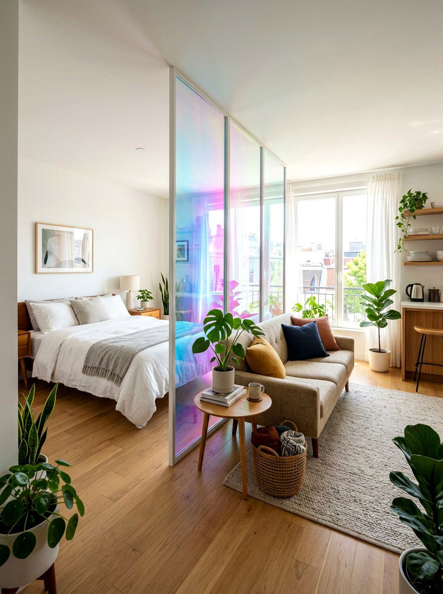 Iridescent Room Divider - 30 holographic decor ideas