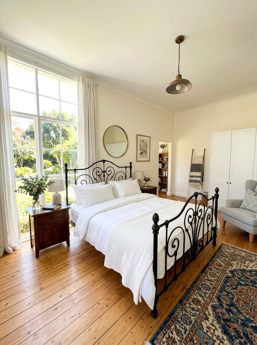 Iron Bed Frame Bedroom - 30 secondhand decor ideas