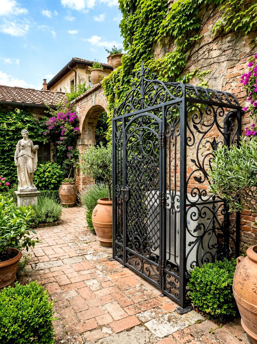 Iron Gate AC Enclosure - 30 AC screen privacy ideas
