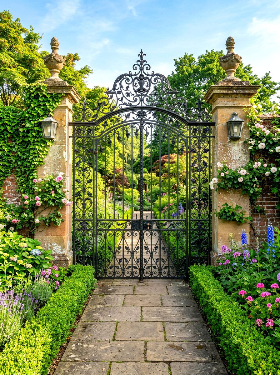 Iron Gate Garden - 30 Victorian garden ideas