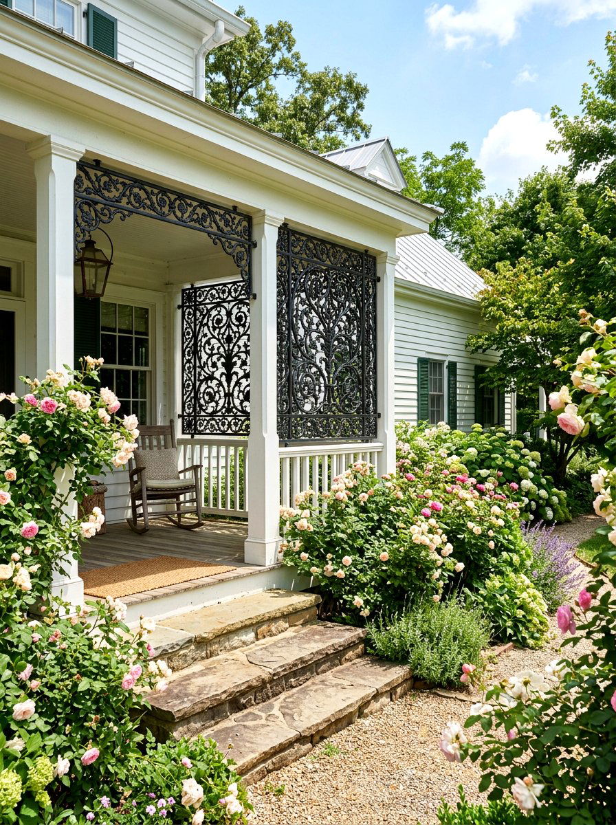 Iron decorative lattice - 30 deck skirting lattice ideas