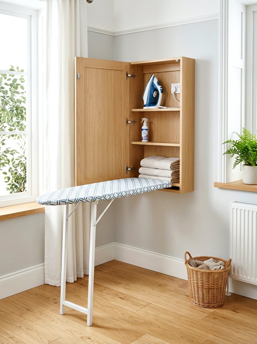 Ironing Board Cabinet Insert - 30 laundry room cabinet ideas