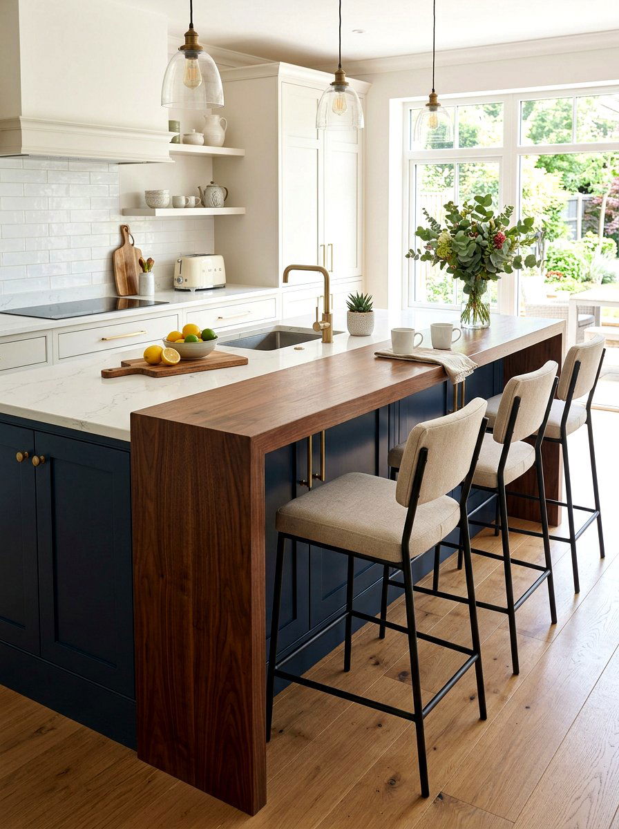 Island Breakfast Bar - 30 kitchen island ideas