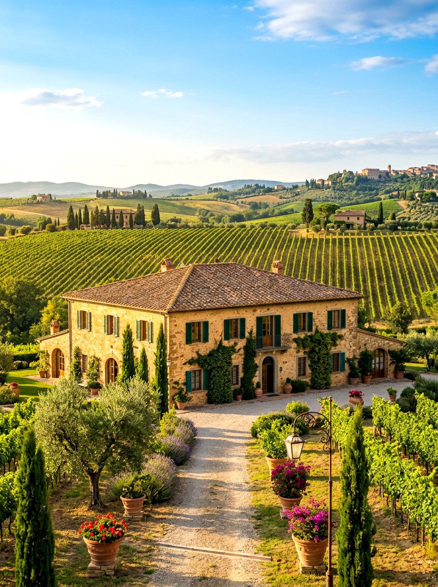 Italian Tuscan Villa - 30 villa exterior ideas