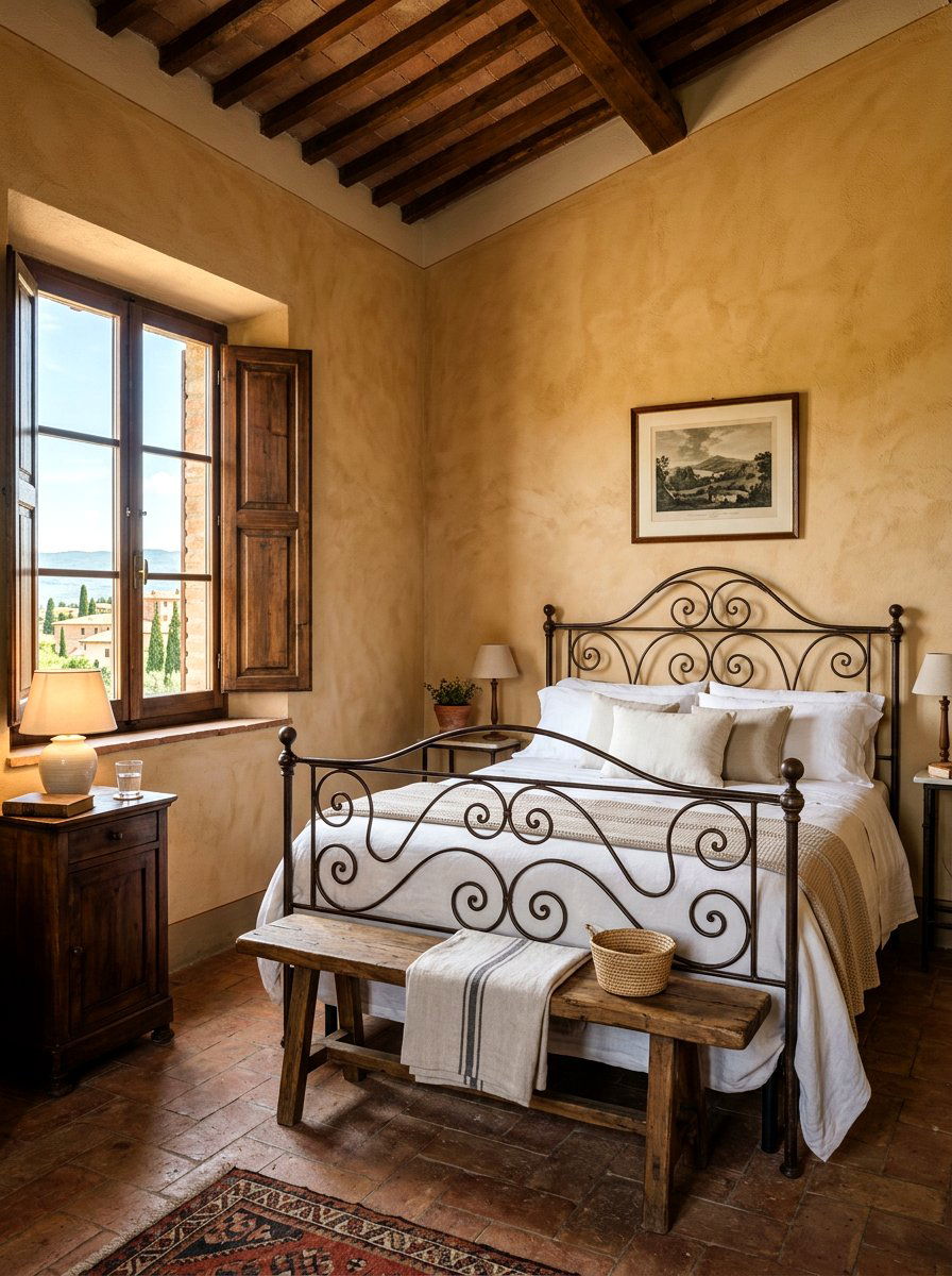 Italian Villa Bedroom - 30 European summer home ideas