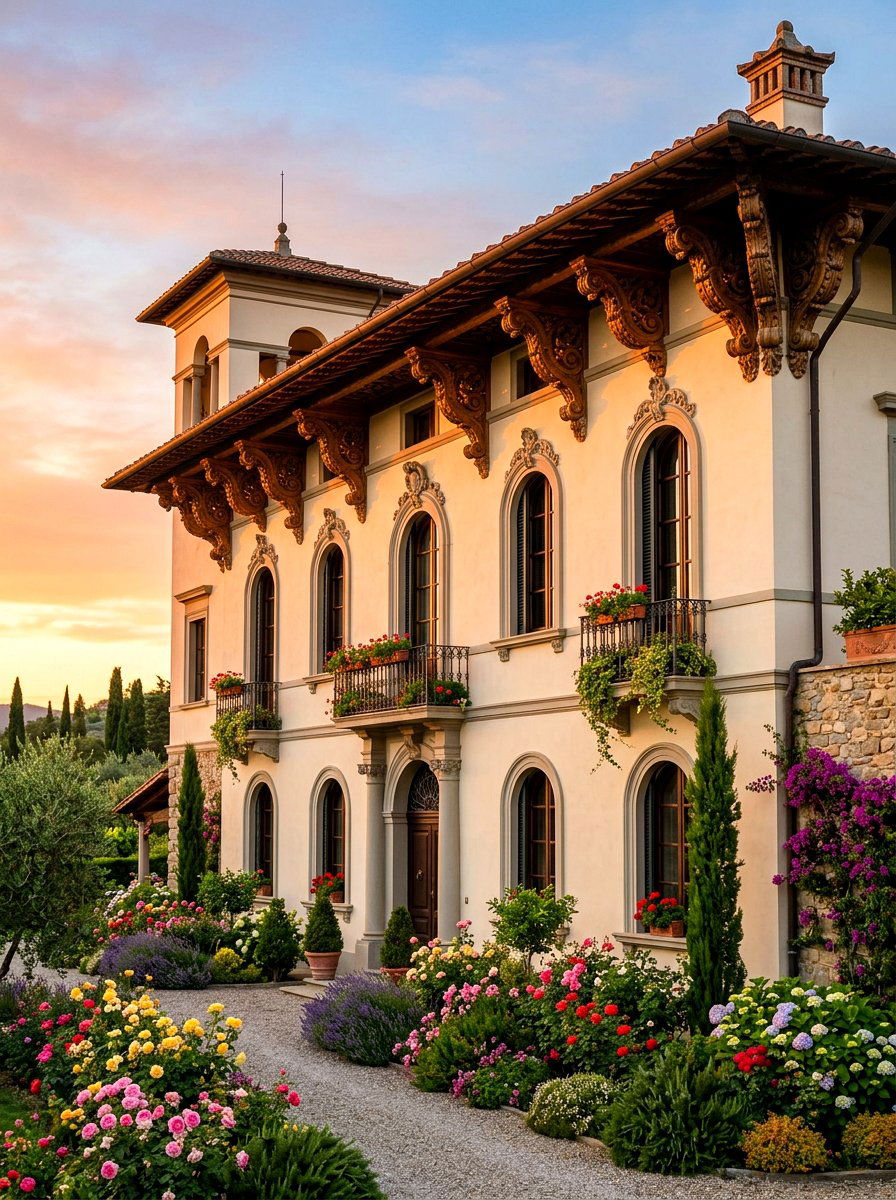 Italianate Roof Brackets - 30 heritage exterior ideas