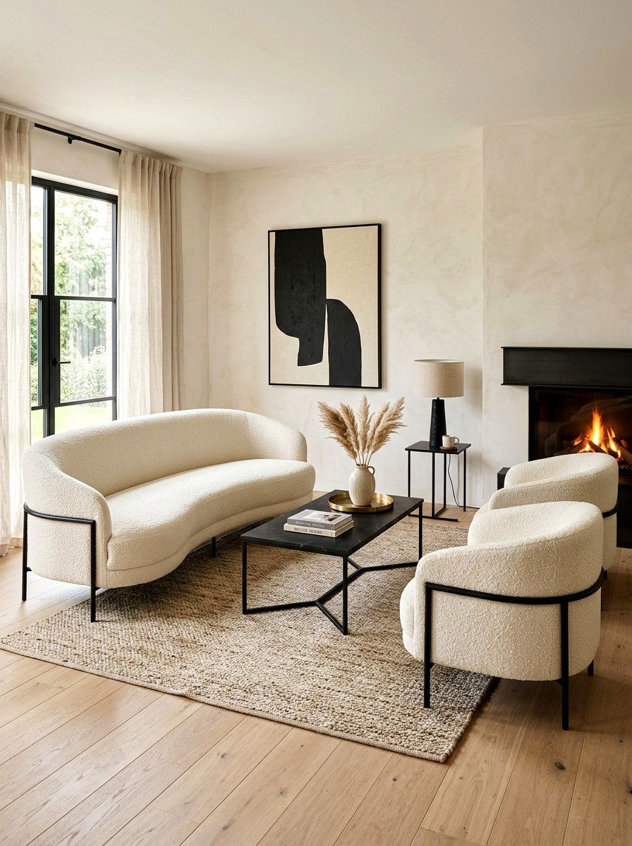 Ivory Boucle Furniture - 30 ivory home decor ideas