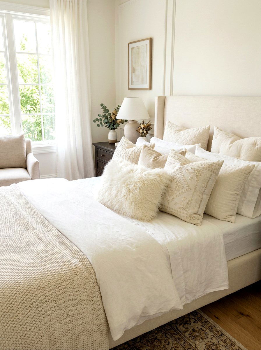 Ivory Decorative Pillow - 30 ivory home decor ideas