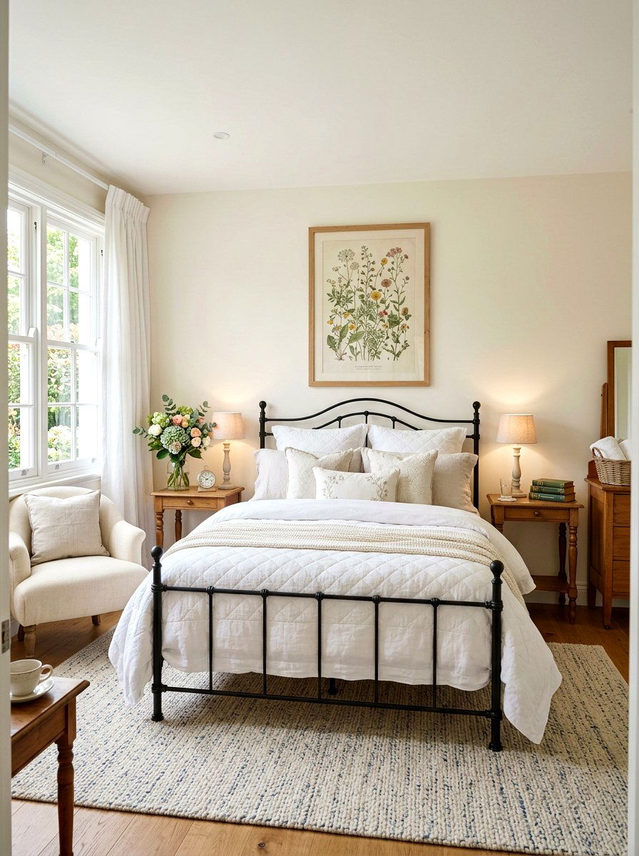 Ivory Guest Bedroom - 30 warm neutral paint ideas