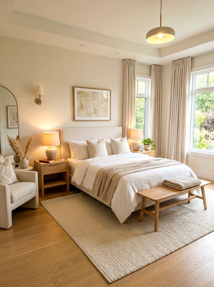 Ivory Guest Room - 30 ivory home decor ideas