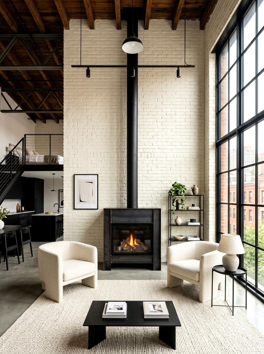 Ivory Painted Brickwork - 30 ivory home decor ideas