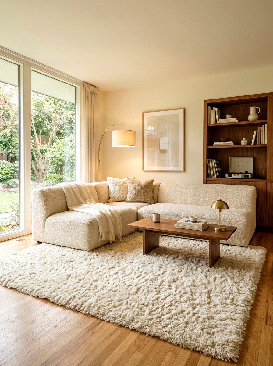 Ivory Shag Carpet - 30 ivory home decor ideas