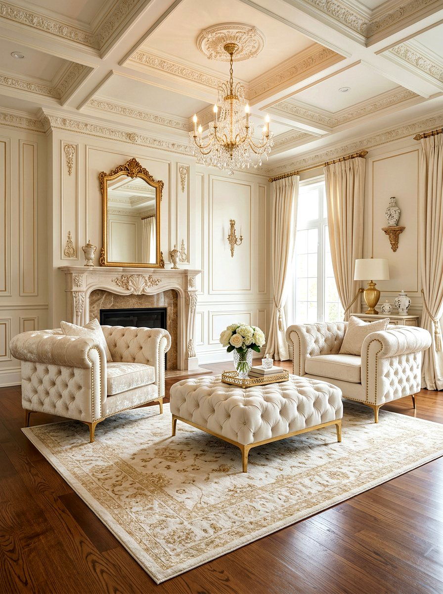 Ivory Velvet Upholstery - 30 ivory home decor ideas