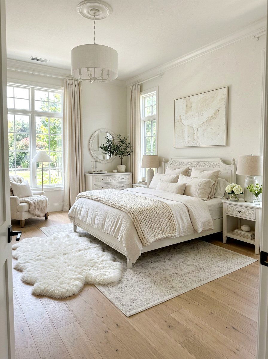 Ivory White Bedroom - 30 coquette bedroom decor ideas