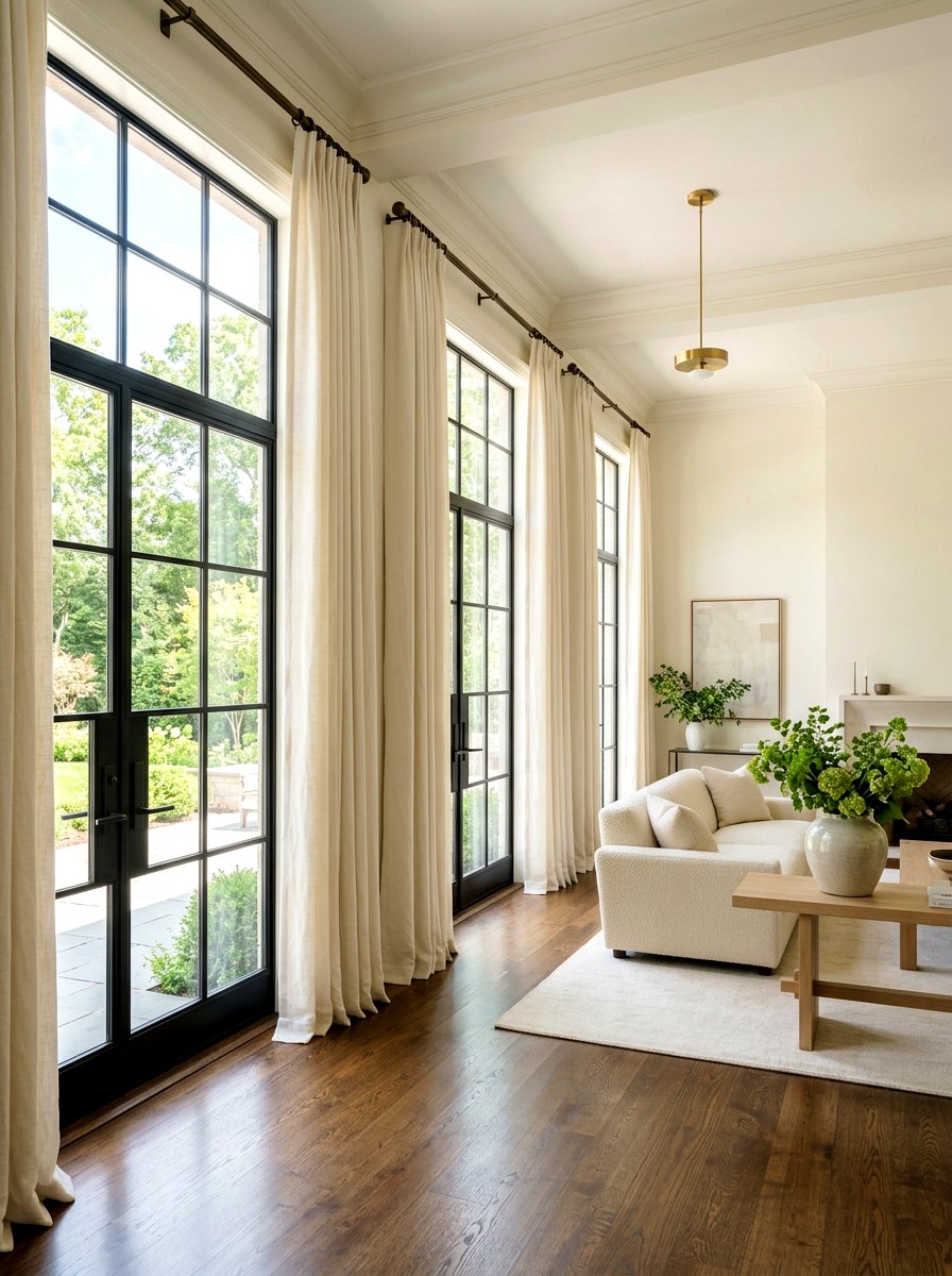 Ivory Window Treatment - 30 ivory home decor ideas