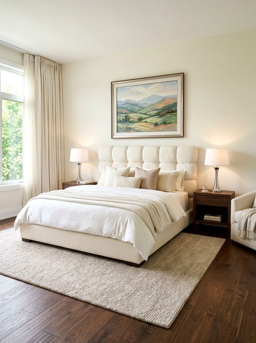 Ivory cloud bed setup - 30 cloud bed bedroom ideas
