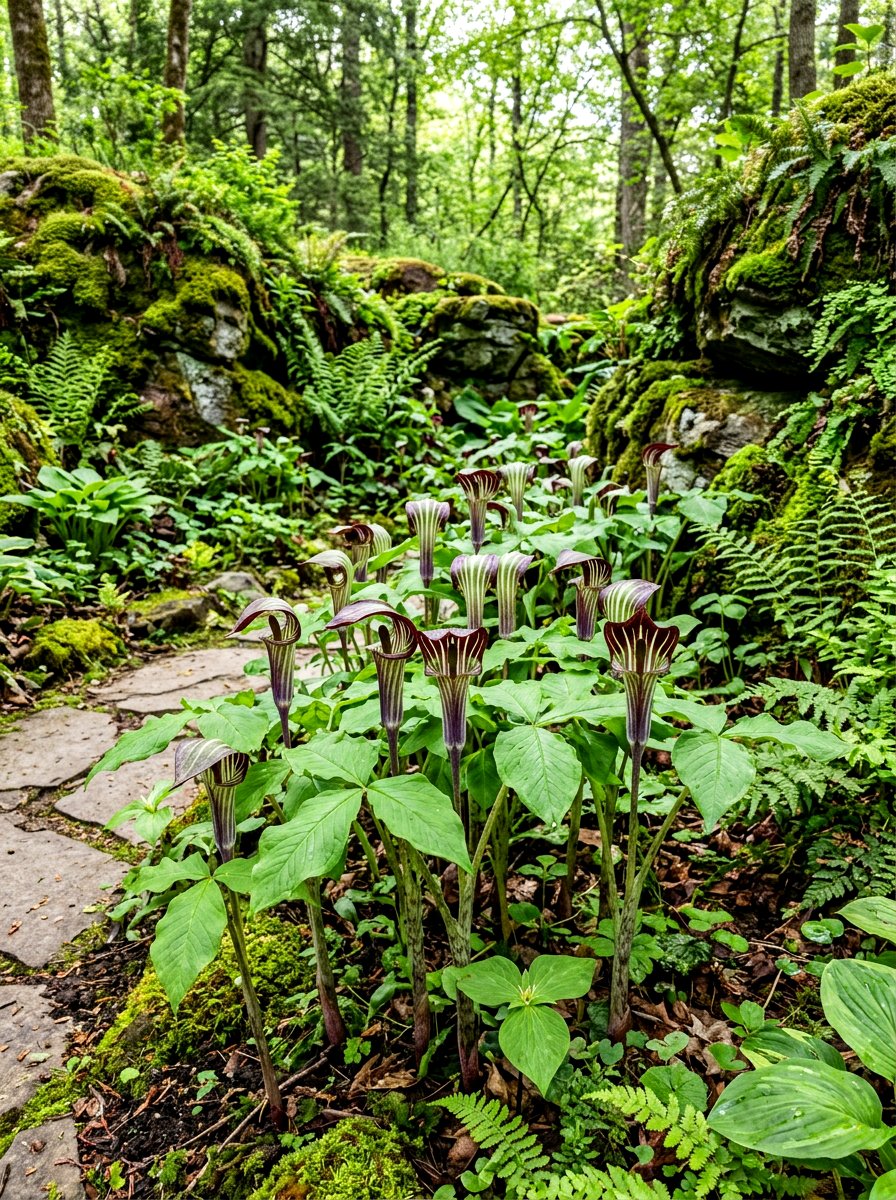 30 Woodland Shade Garden Ideas to Thrive Under Trees and Vines