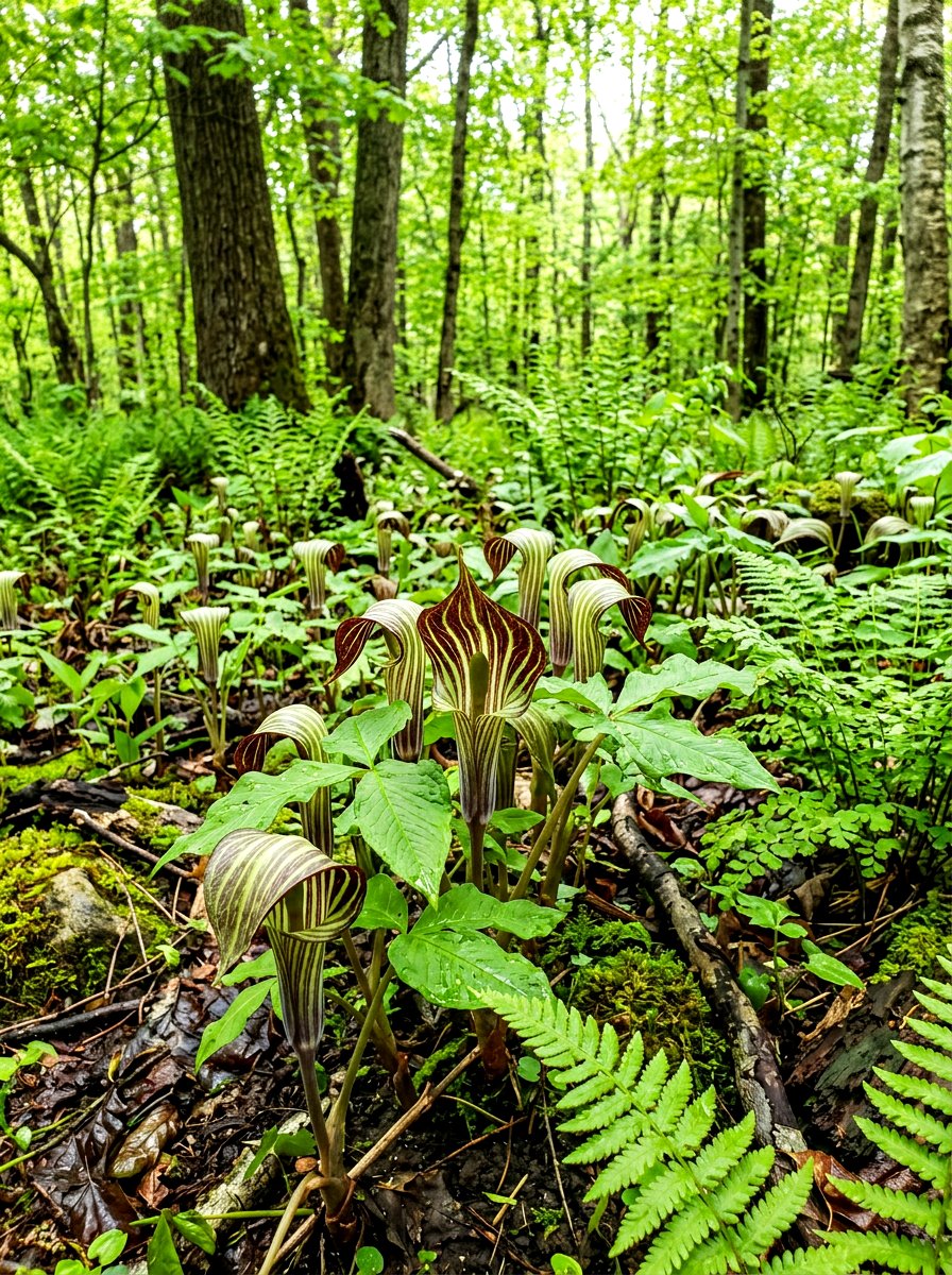 Jack in the pulpit garden - 30 shade garden ideas