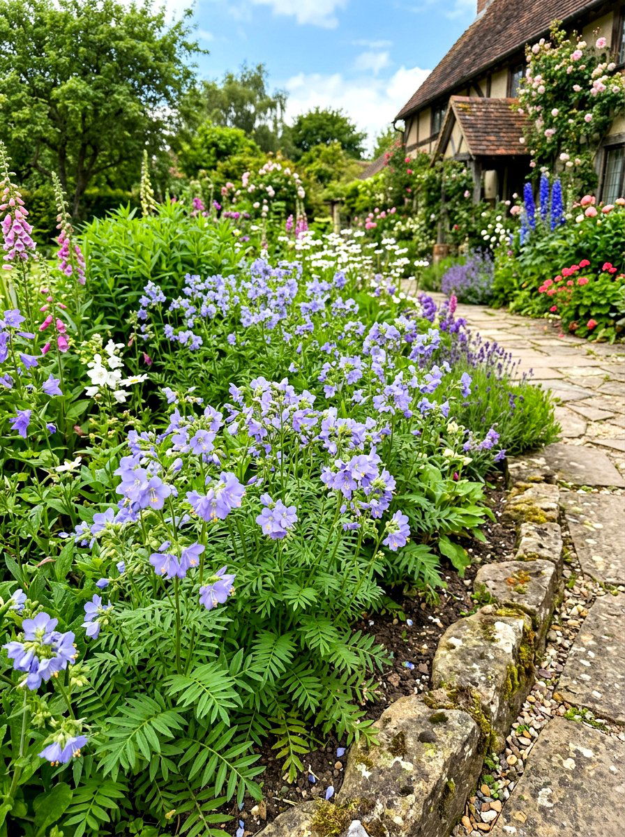 Jacobs Ladder - 30 shade flower bed ideas