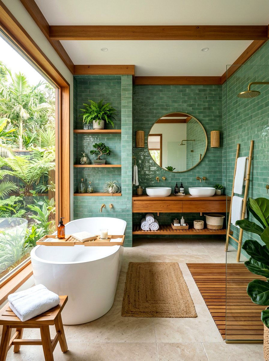 Jade And Wood Bathroom - 30 jade bathroom ideas