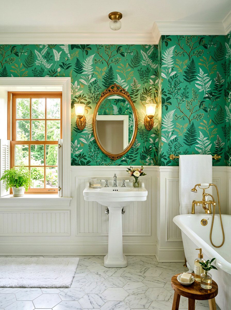 Jade Bathroom Wallpaper - 30 jade bathroom ideas