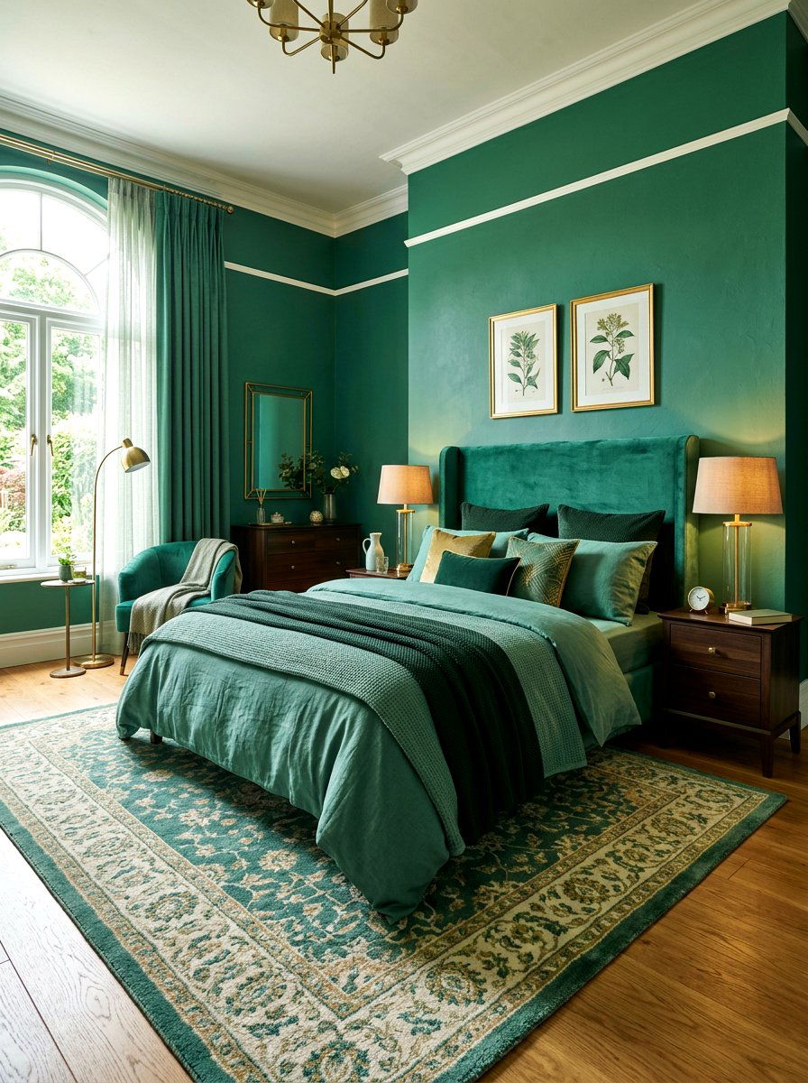 Jade Green Bedroom - 30 jade green decor ideas