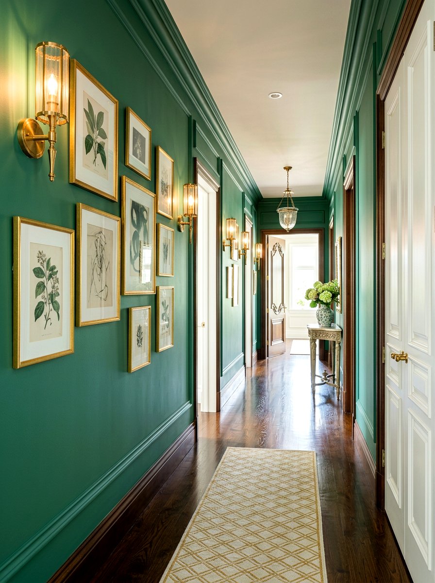 Jade Green Hallway - 30 jade green decor ideas