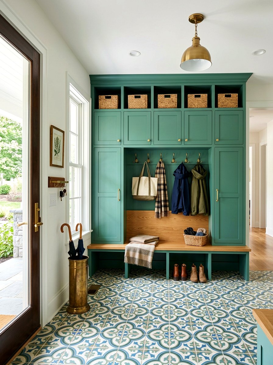 Jade Green Mudroom - 30 jade green decor ideas