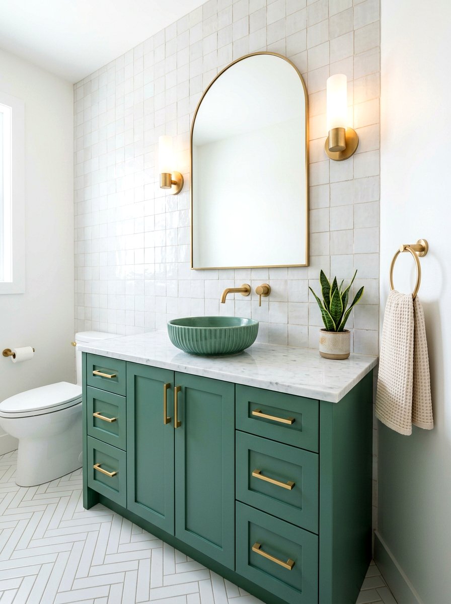Jade Green Vanity - 30 jade green decor ideas
