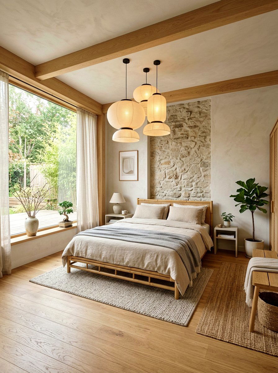 Japandi Aesthetic Bedroom - 30 neutral bedroom ideas