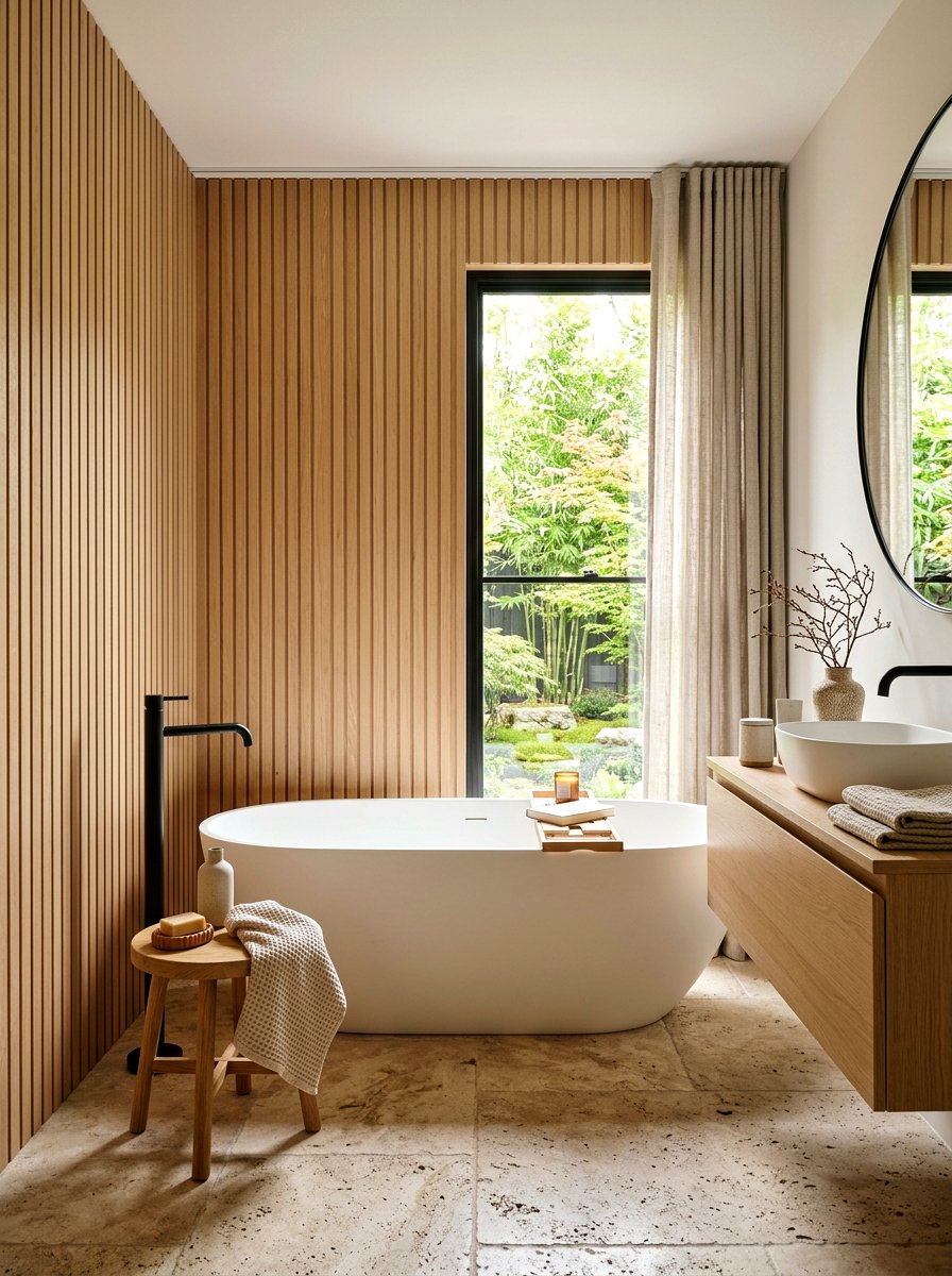 Japandi Bathroom - 30 boutique hotel bathroom ideas