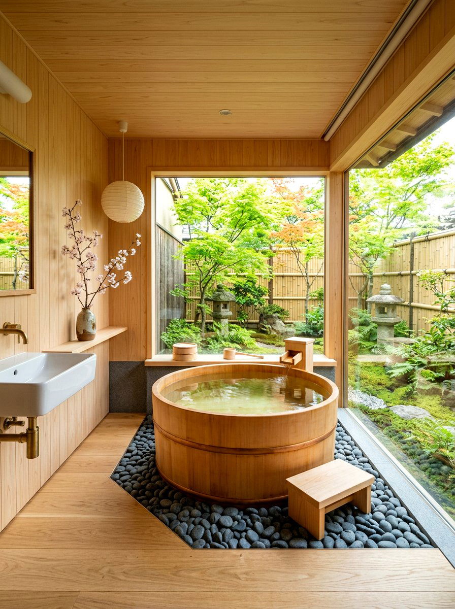 30 Japandi Bathroom Ideas For A Clean, Cozy Spa Look Now