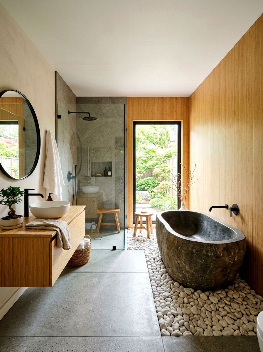 Japandi Bathroom Style - 30 Pinterest bathroom ideas