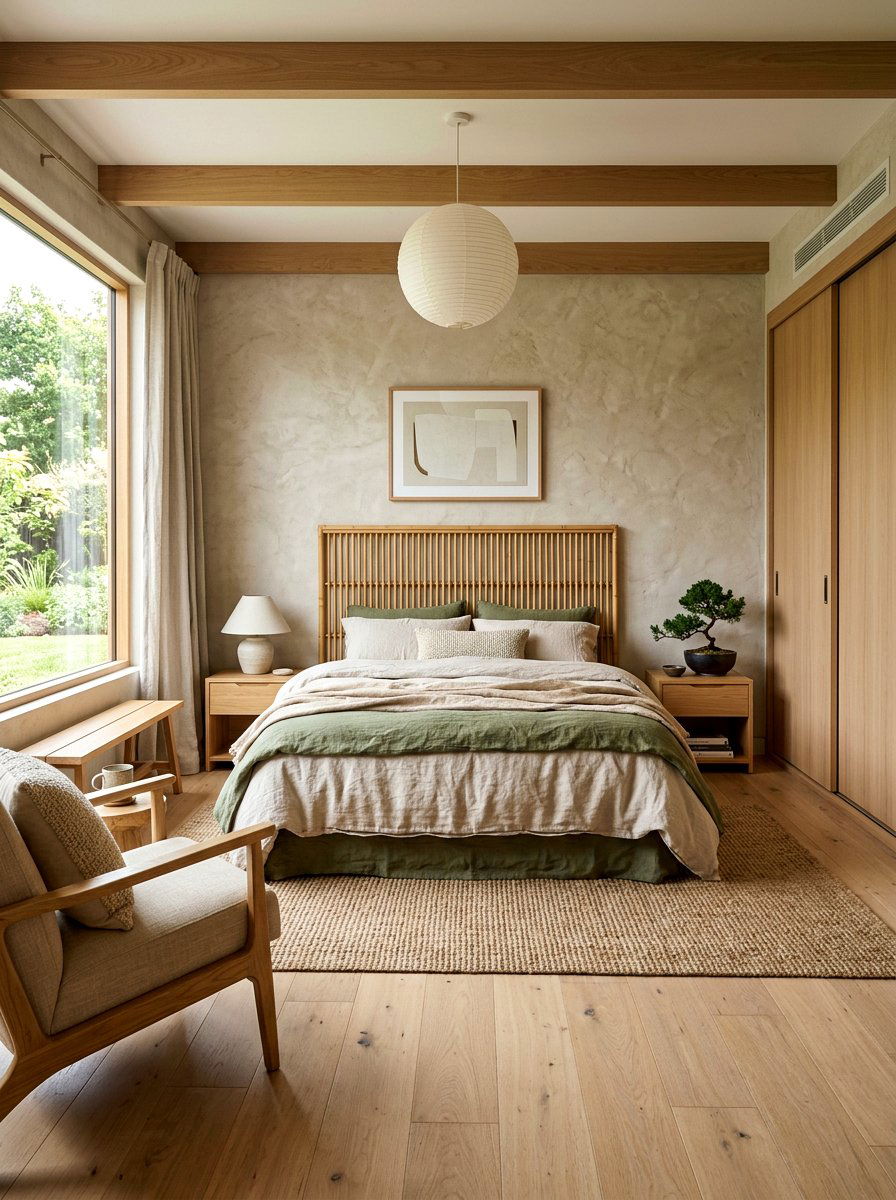 Japandi Bedroom - 30 serene bedroom ideas