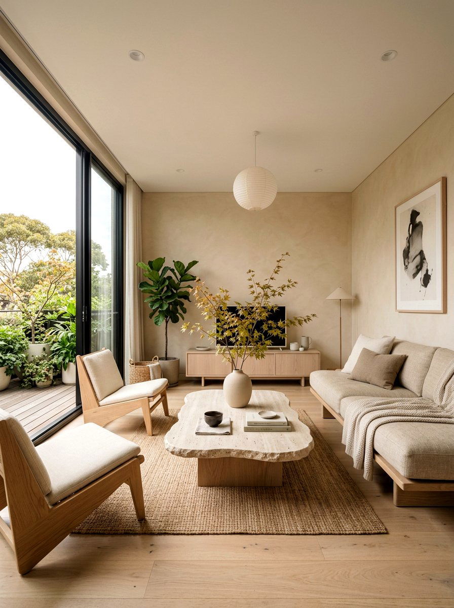 Japandi Condo Living Room - 30 condo living room ideas