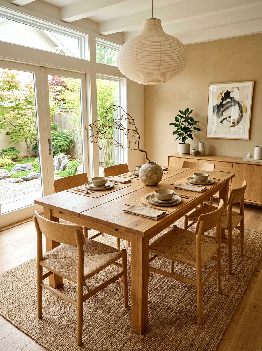 Japandi Interior Table - 30 everyday table setting ideas