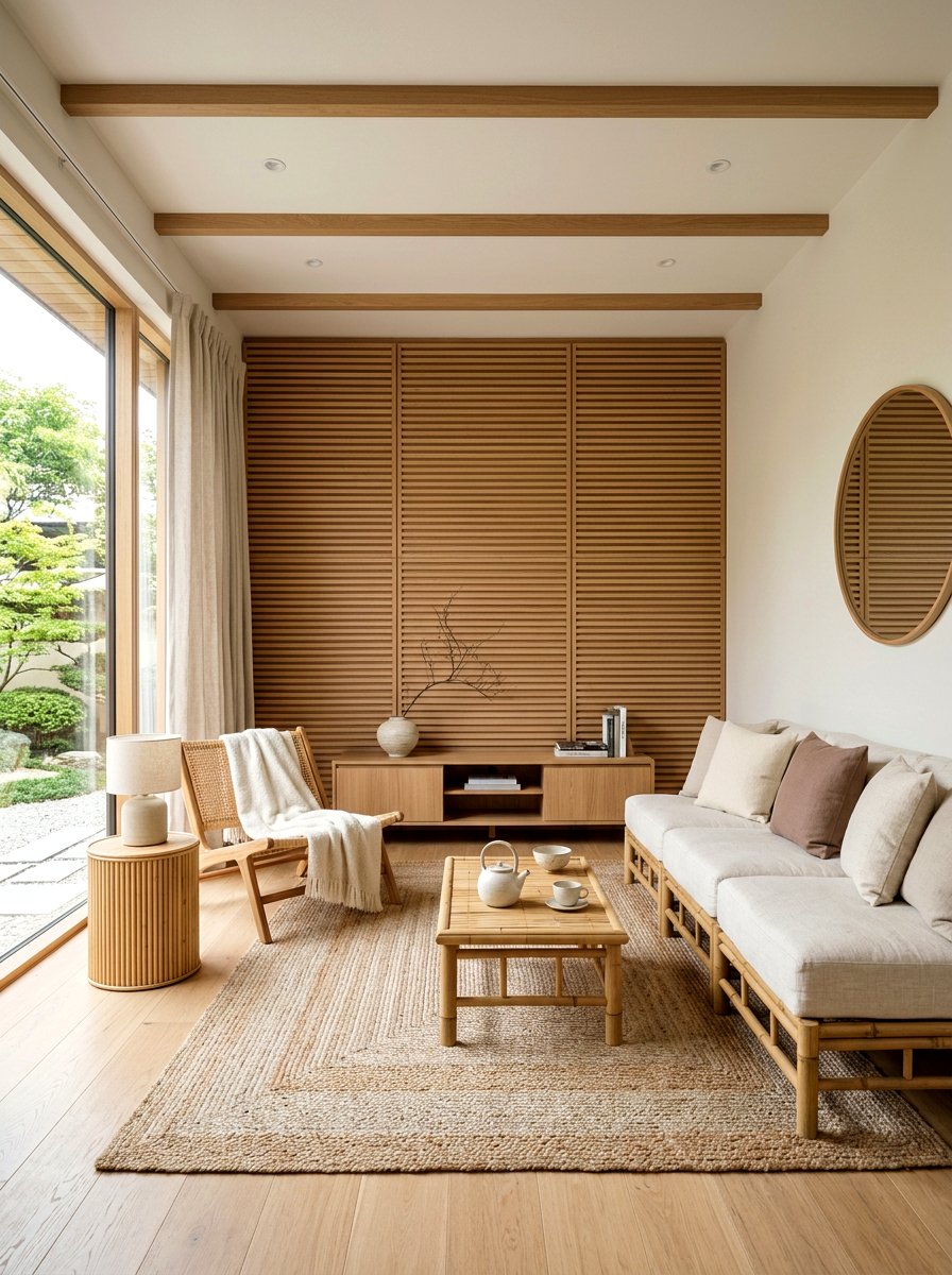 Japandi Living Room - 30 neutral living room ideas