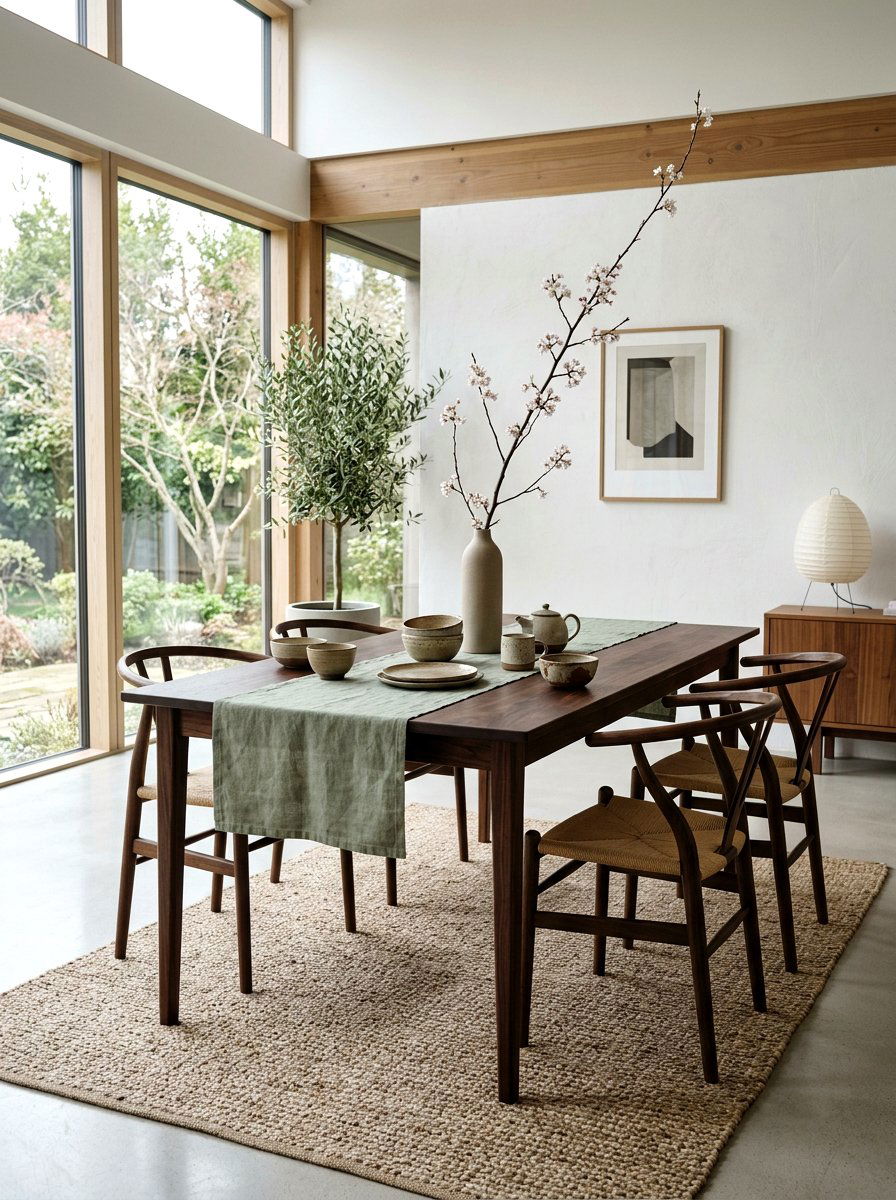 Japandi Simple Table - 30 collected tablescape ideas aesthetic