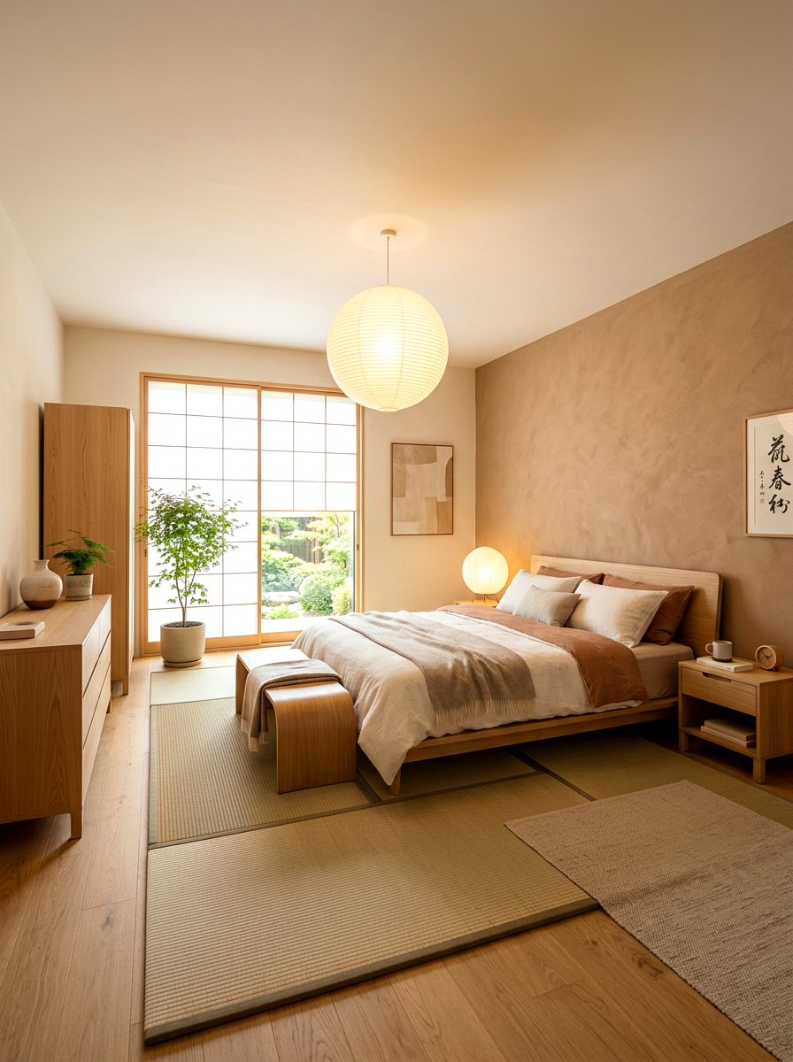 Japandi Style Bedroom - 30 light and airy bedroom ideas