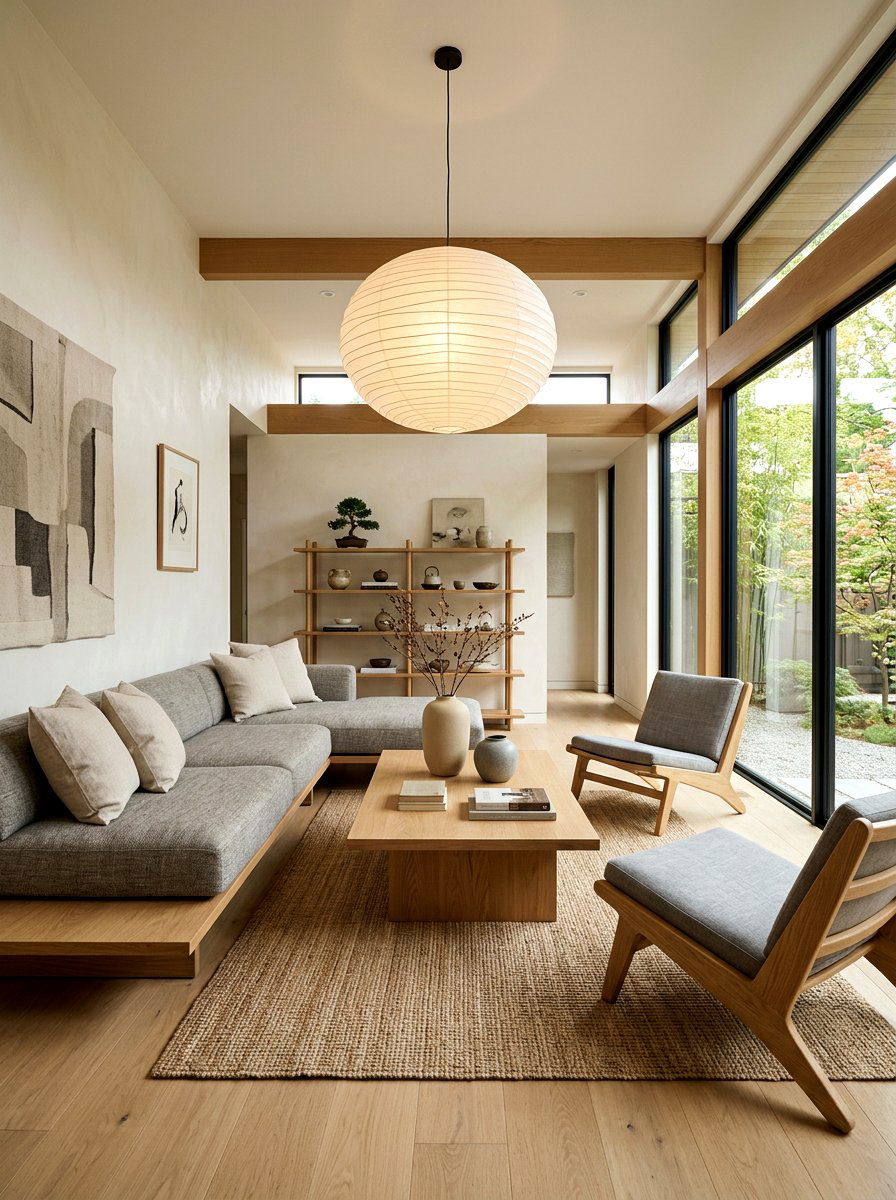 Japandi Style Sitting Room - 30 sitting room ideas
