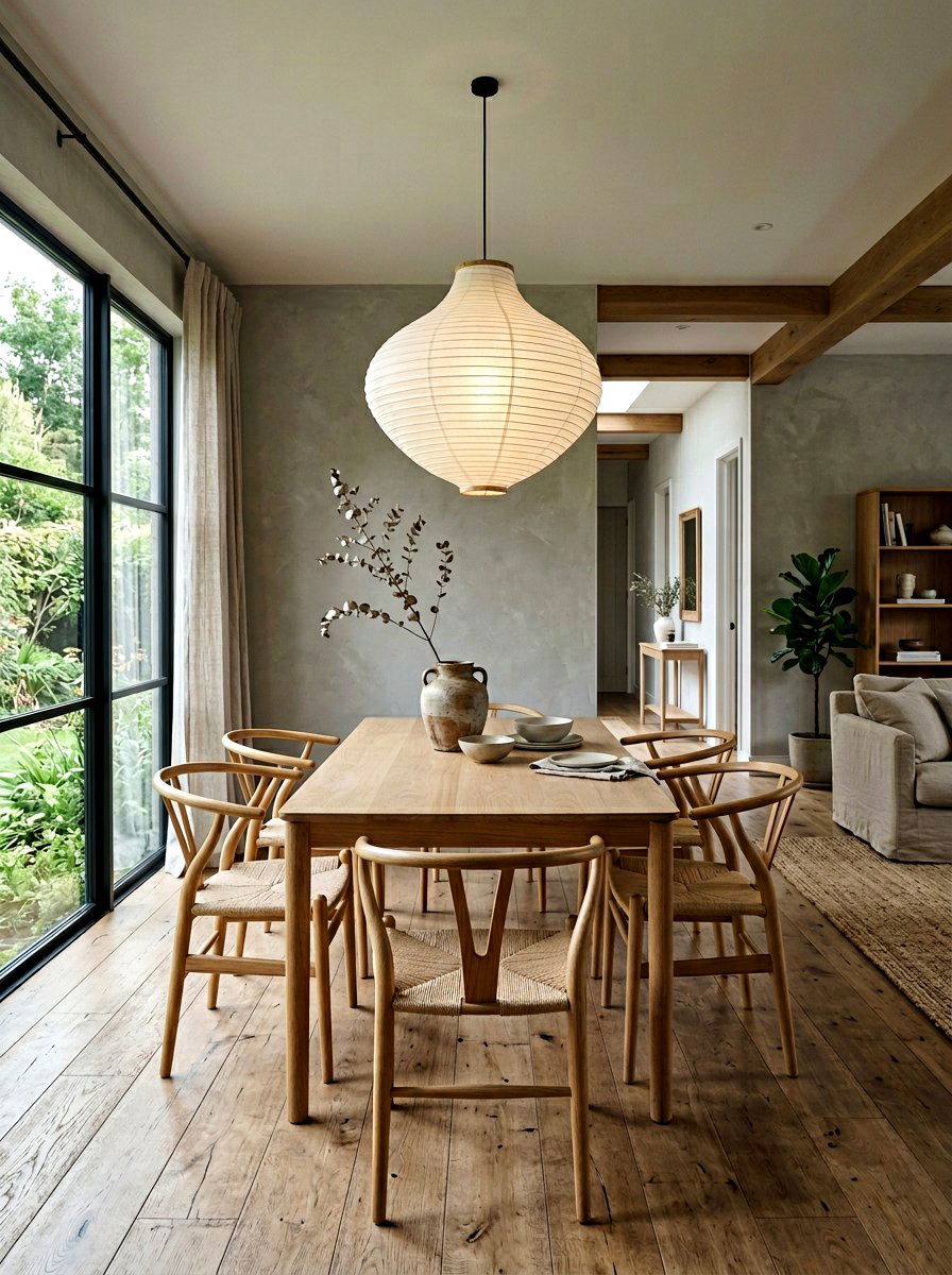 Japandi dining room - 30 Japandi home decor ideas