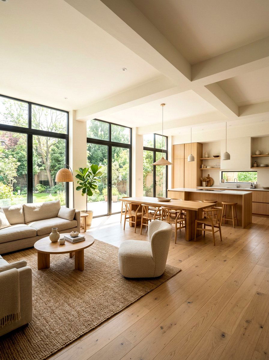 Japandi floor plan - 30 Japandi home decor ideas