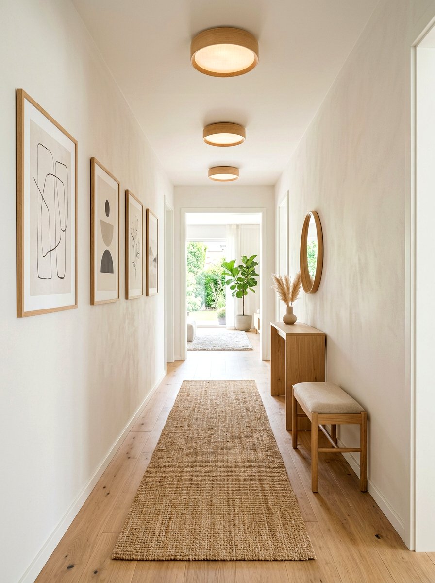 Japandi hallway - 30 Japandi home decor ideas