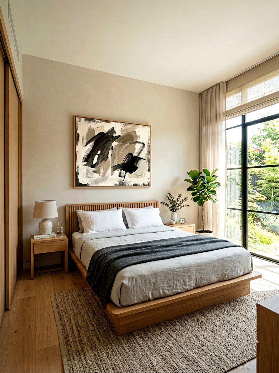 Japandi master bedroom - 30 Japandi home decor ideas
