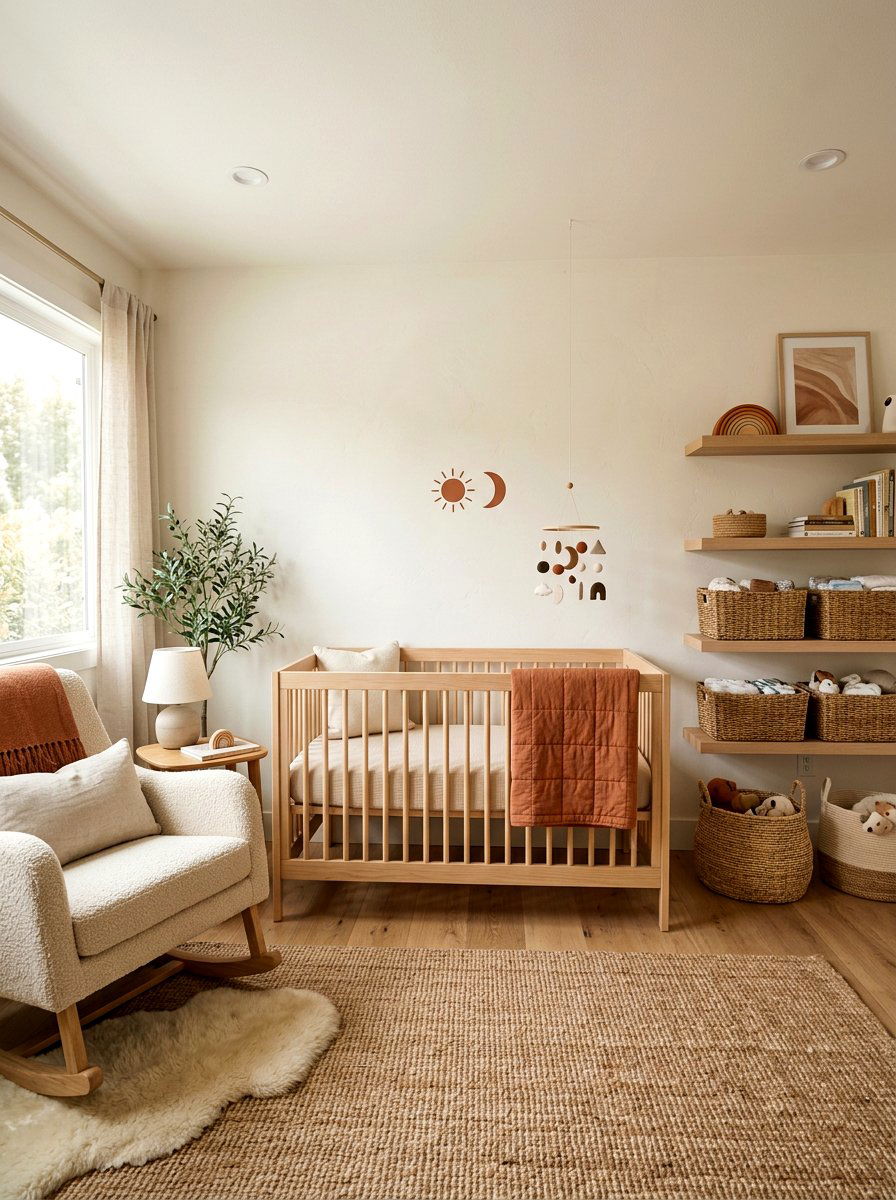 Japandi nursery - 30 Japandi home decor ideas