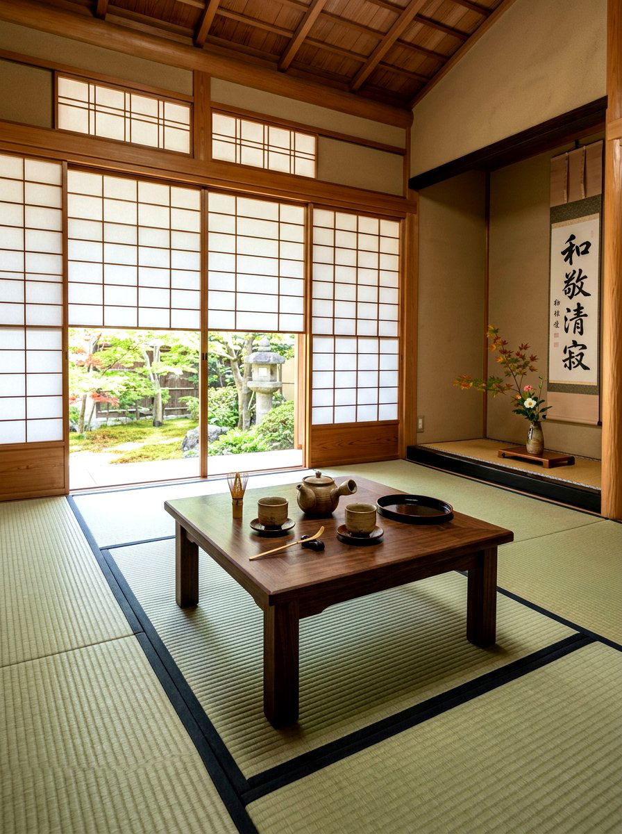 Japanese Floor Tea Room - 30 tea nook ideas